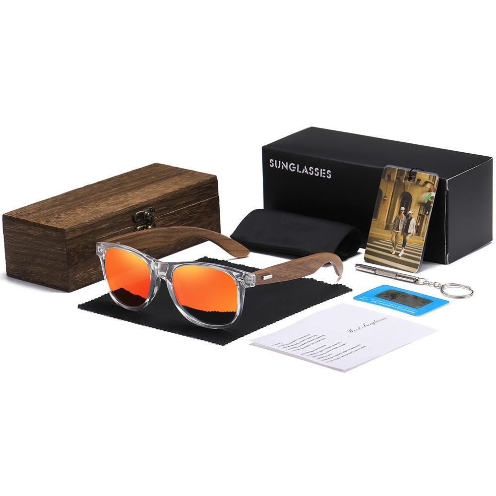 EcoWooden Polarized Bamboo Wood Sunglasses