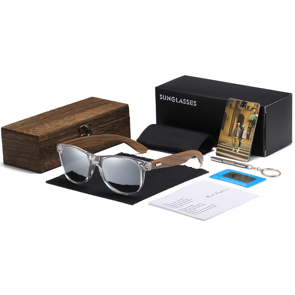 EcoWooden Polarized Bamboo Wood Sunglasses