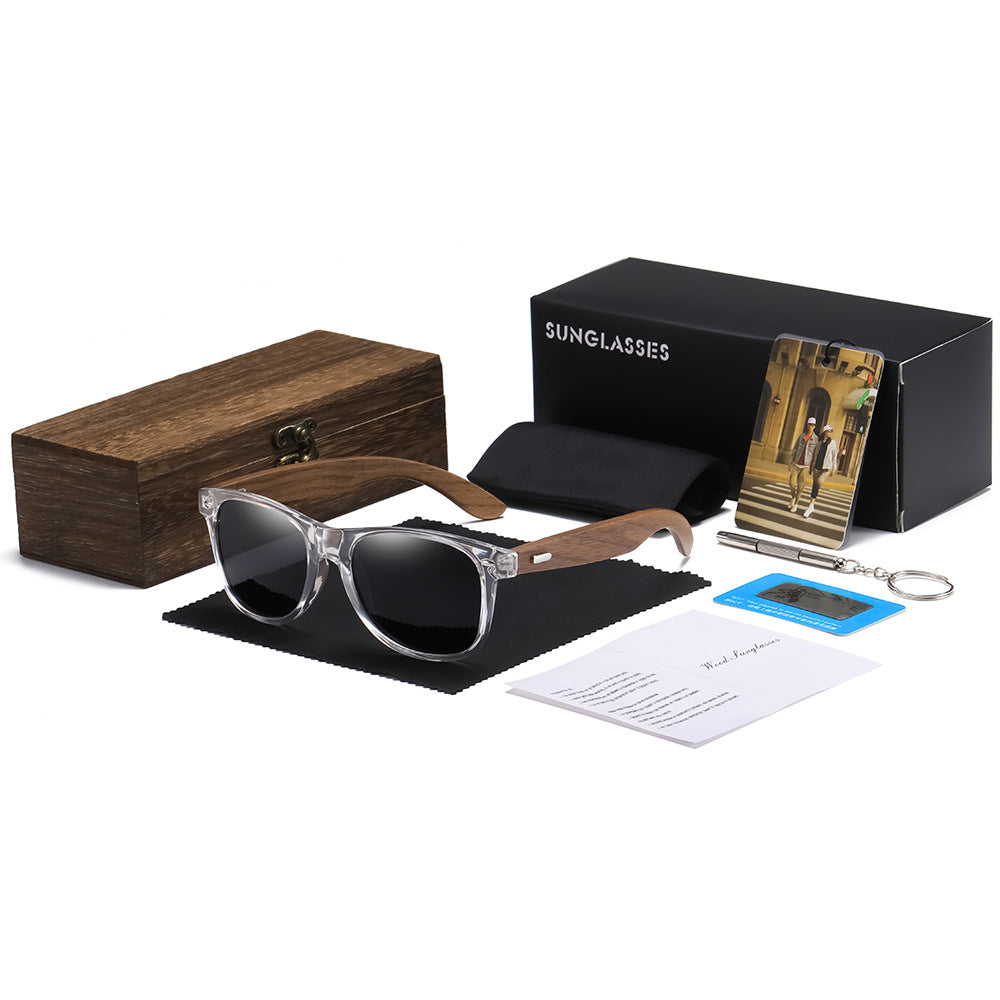 EcoWooden Polarized Bamboo Wood Sunglasses