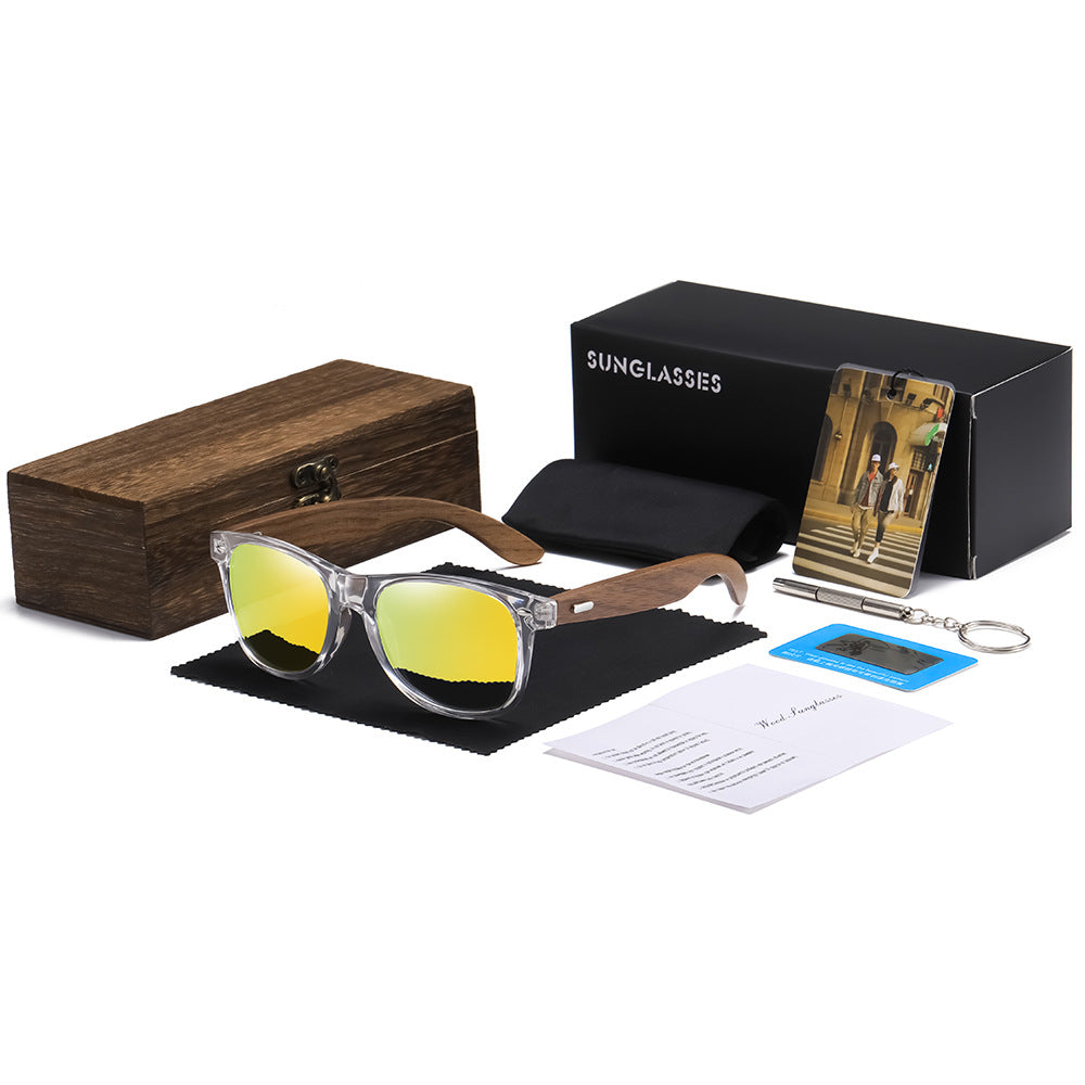 EcoWooden Polarized Bamboo Wood Sunglasses