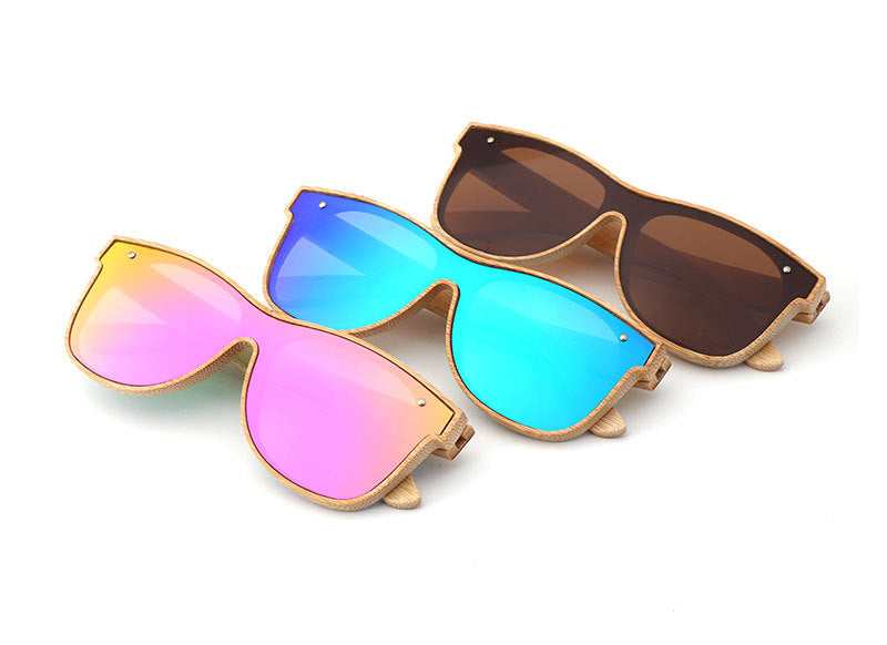 Bamboo Sunglasses with UV400 Polarized Lenses